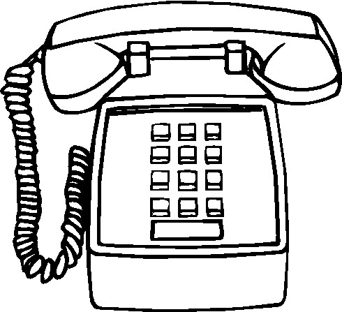 490x447 Telephone Clip Art Communication