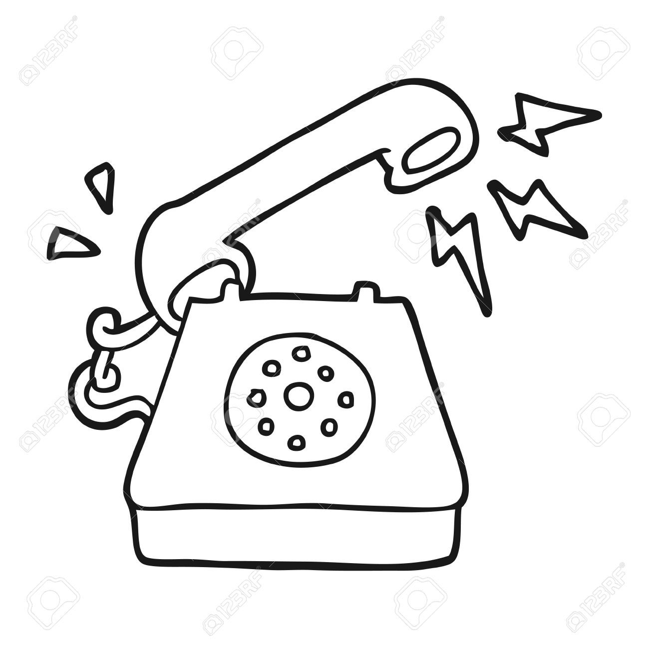 1300x1300 Drawn Telephone Cartoon