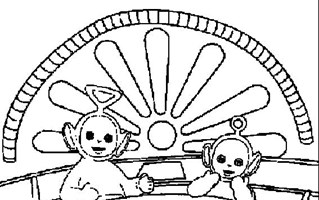 319x200 Teletubbies Coloring Pages All Kids Network