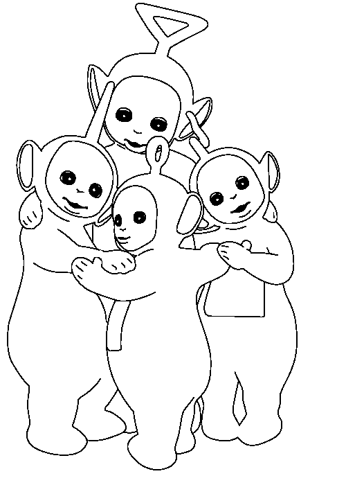 500x700 Teletubbies Coloring Pages