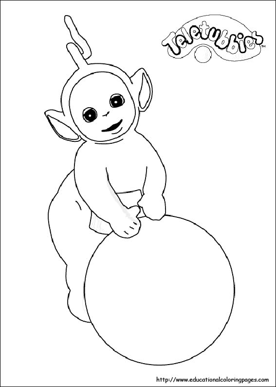 567x794 Teletubbies Coloring Pictures