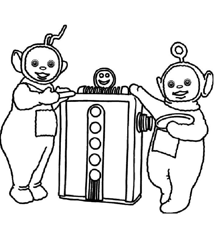 700x800 Coloring Pages Teletubbies