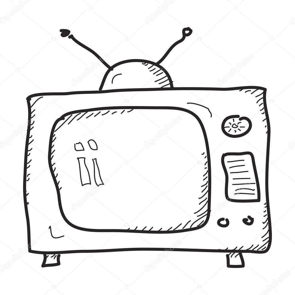 Television Drawing at GetDrawings | Free download