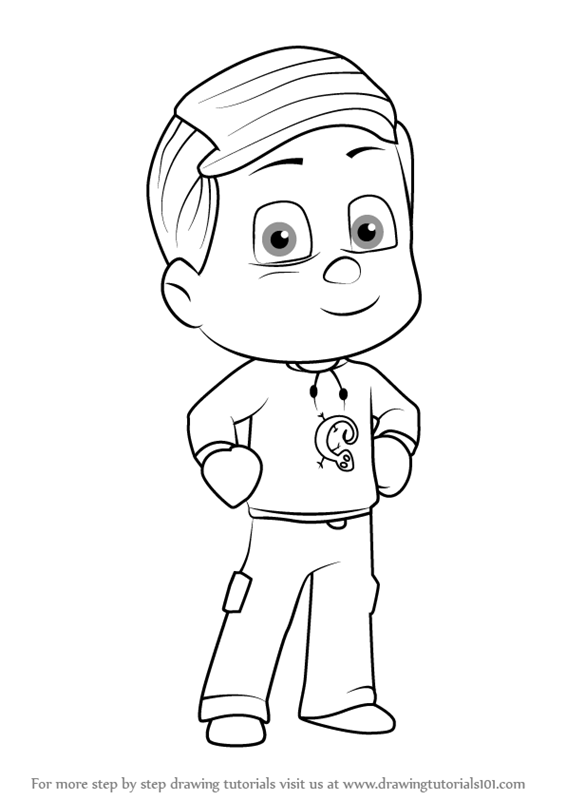 566x800 Learn How To Draw Greg From Pj Masks (Pj Masks) Step By Step