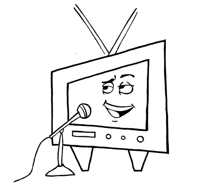 Television Set Drawing at GetDrawings | Free download