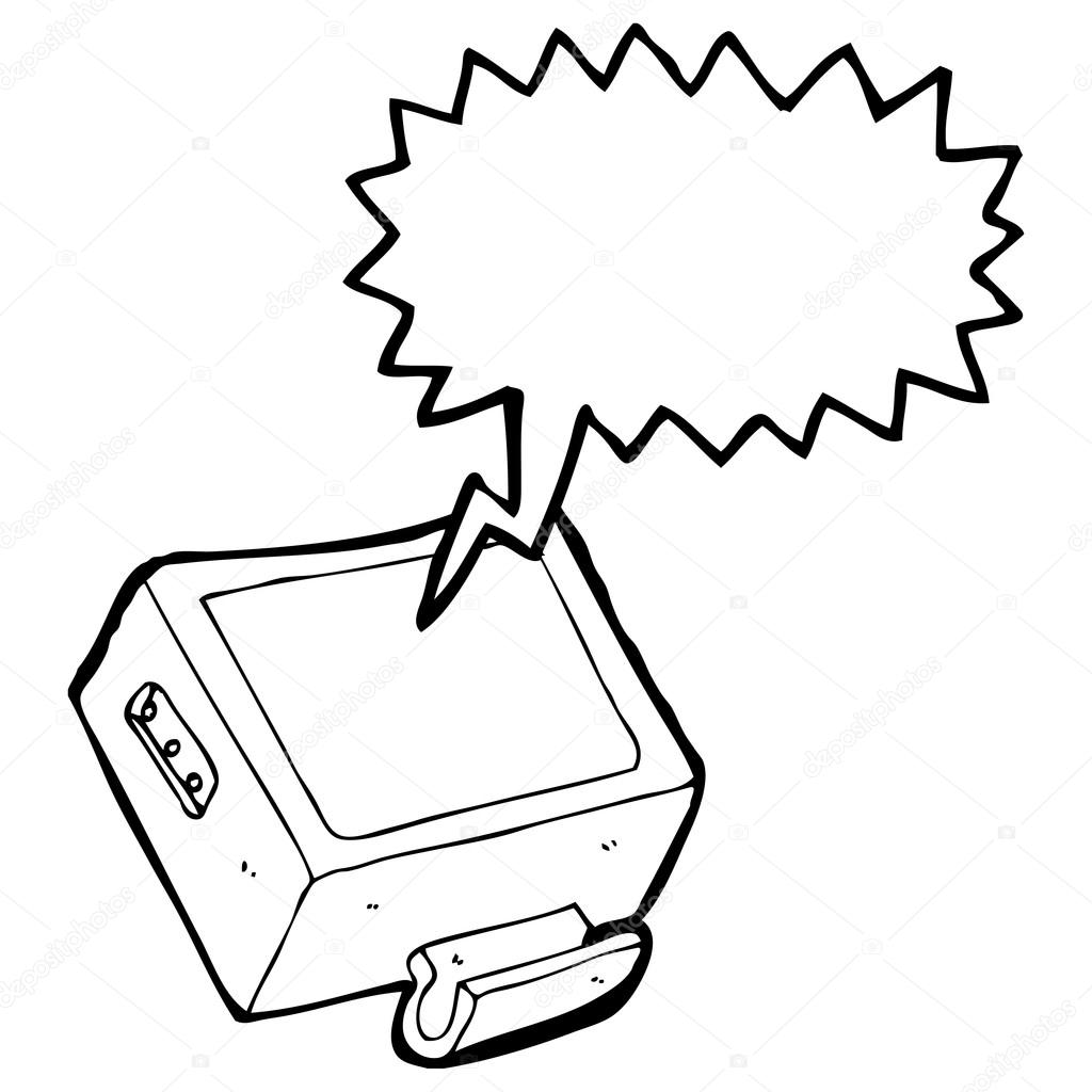 1024x1024 Television Set Stock Vector Lineartestpilot