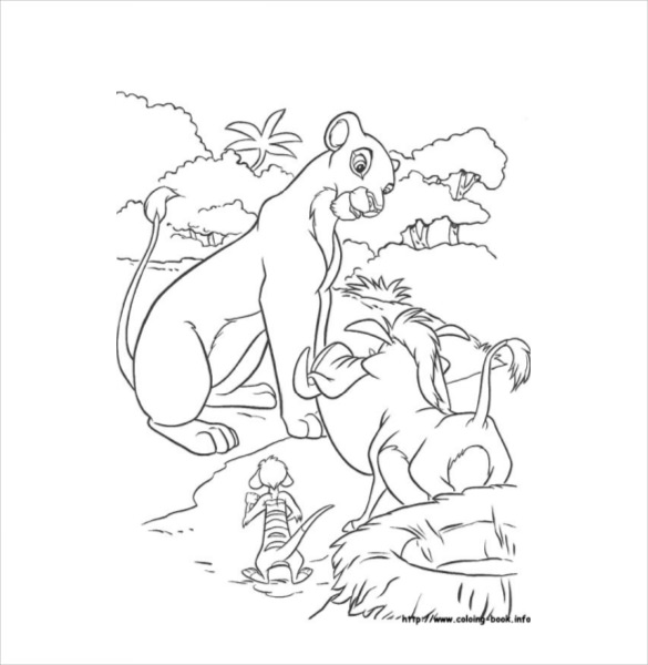 585x600 Lion Drawing Template Free Pdf Documents Download Free