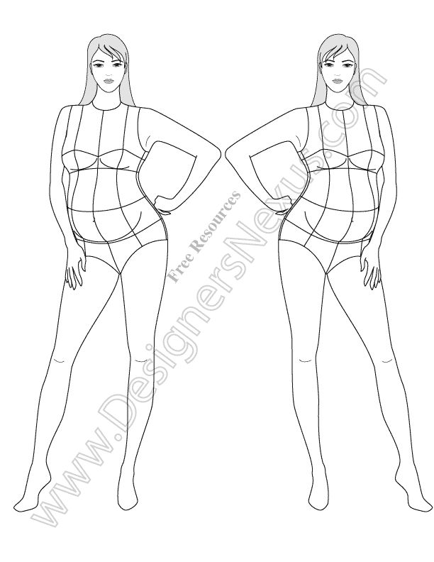 612x792 218 Best Fashion Croquis Images On Drawing Techniques