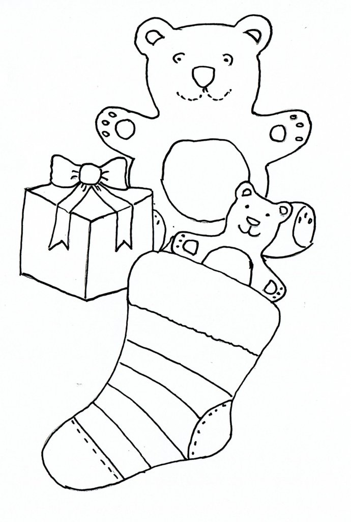 690x1024 Christmas Drawing For Children