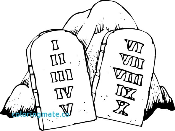 Ten Commandments Drawing