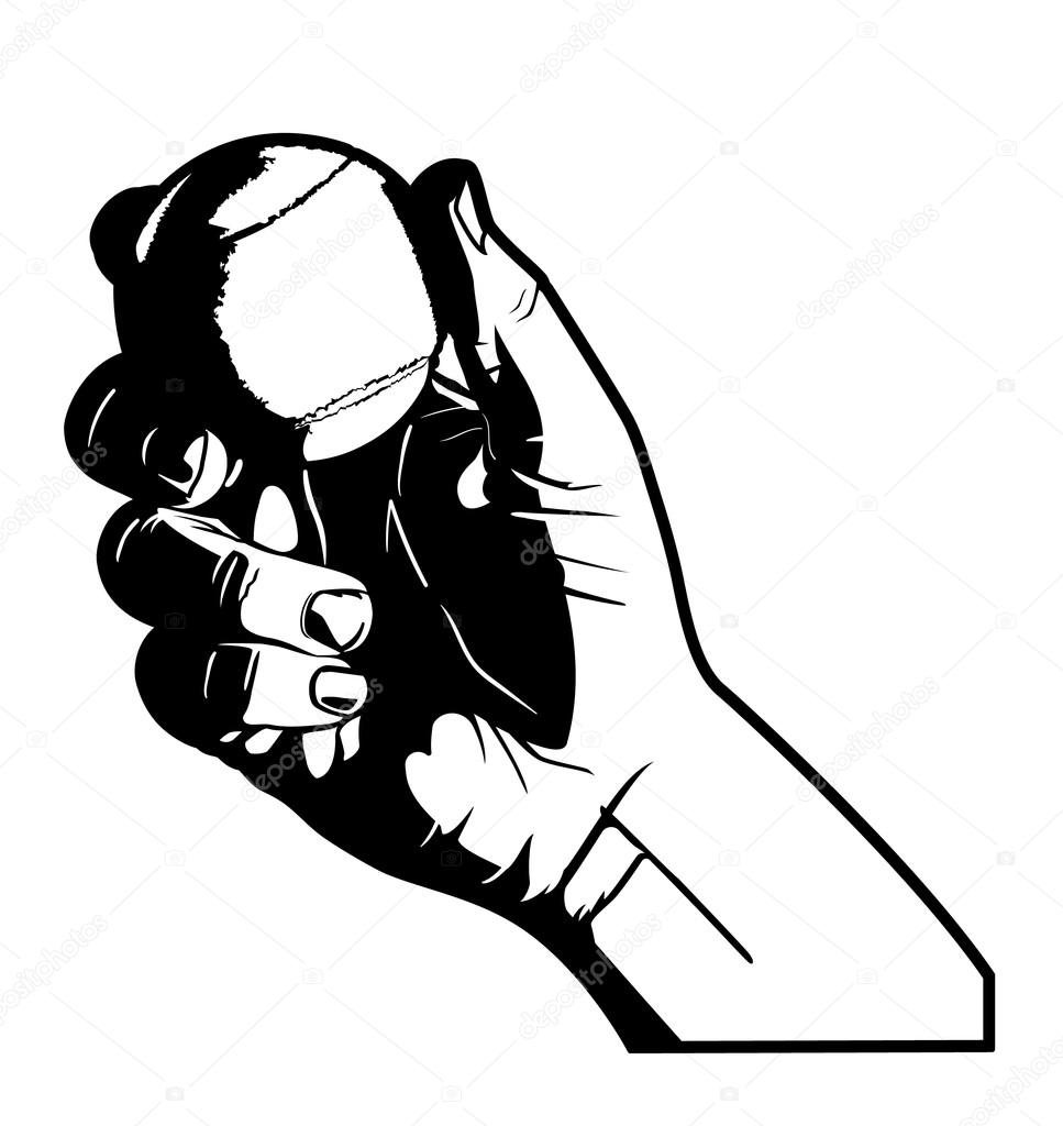 967x1024 Hand Holding Tennis Ball Stock Vector Jrmurray76