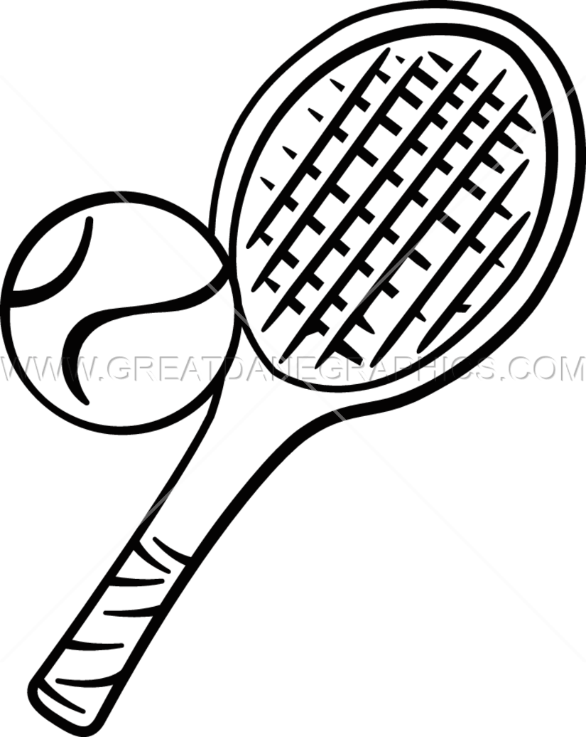 825x1036 Sketched Tennis Production Ready Artwork For T Shirt Printing