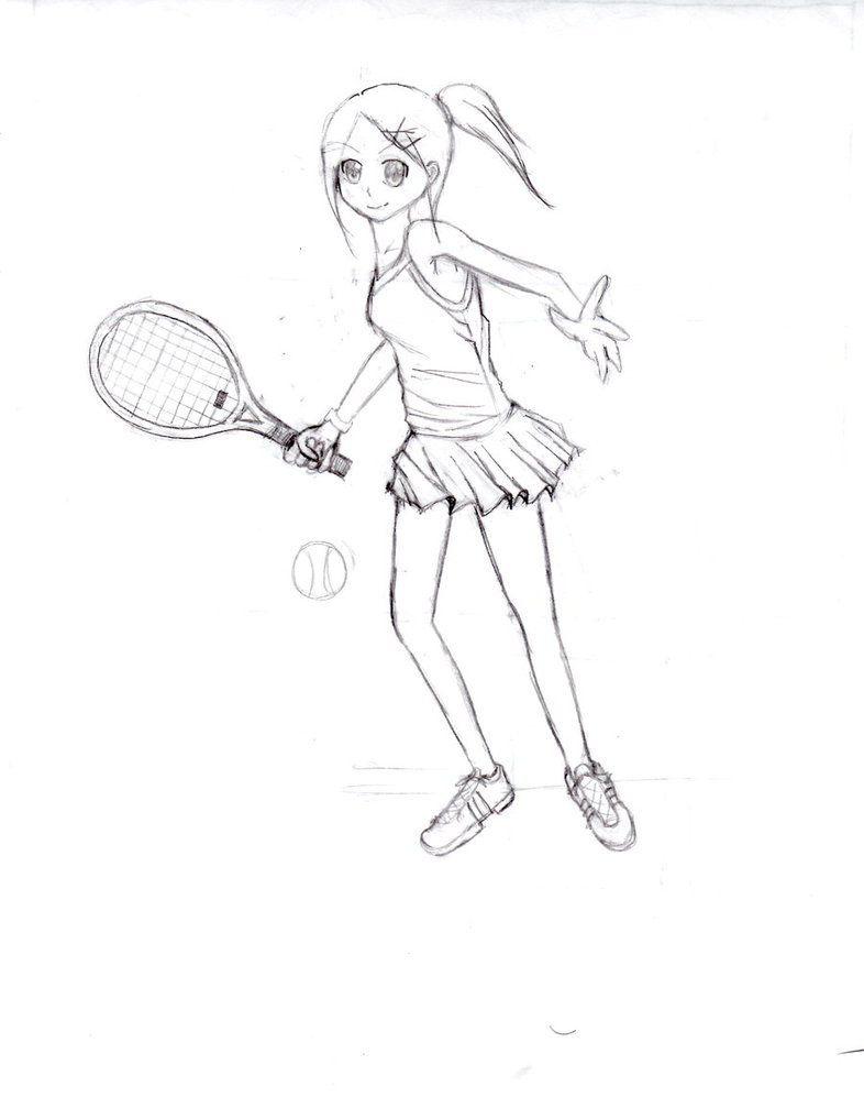 786x1017 Tennis Player By Darkflare777