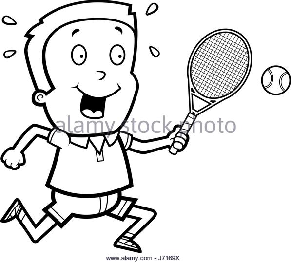 597x540 Tennis Ball Boy Black And White Stock Photos Amp Images