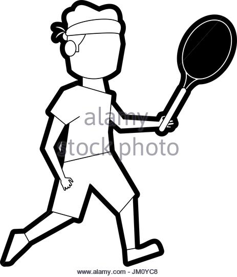 463x540 Vector Illustration Cartoon Tennis Player Stock Photos Amp Vector