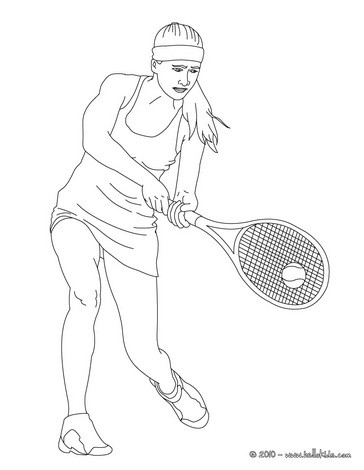 364x470 Woman Tennis Player Performing A Double Handed Backhand Grip