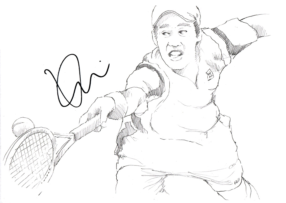 1000x709 Drawing Kei Nishikori Chicanepictures