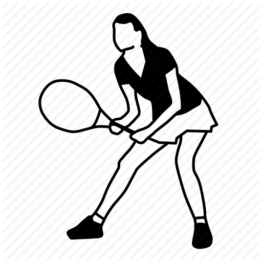 512x512 Fitness, Fun, Girl, Racket, Sport, Tennis, Woman Icon Icon