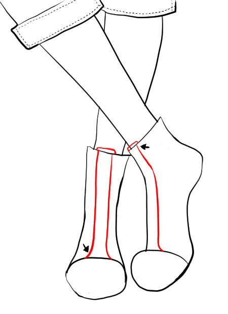 450x620 How To Draw Sneakers