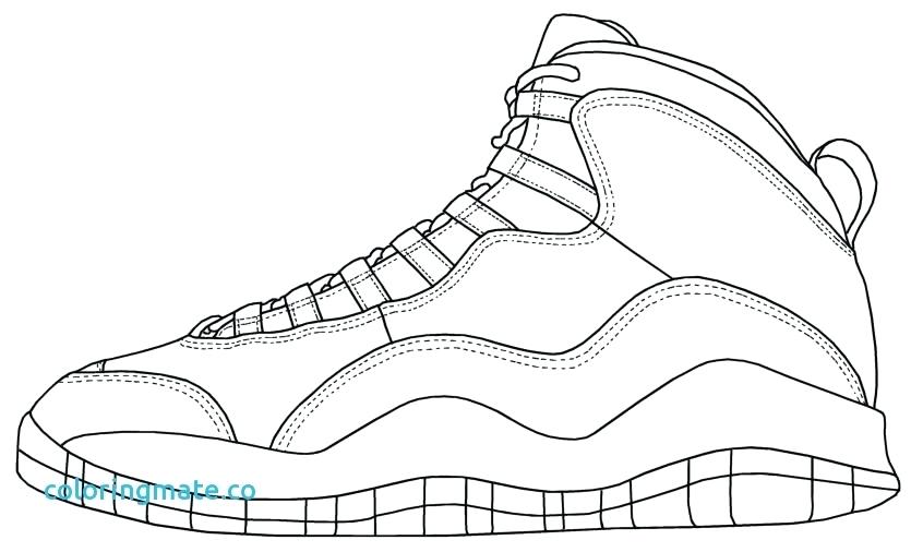 Tennis Shoe Drawing at GetDrawings | Free download