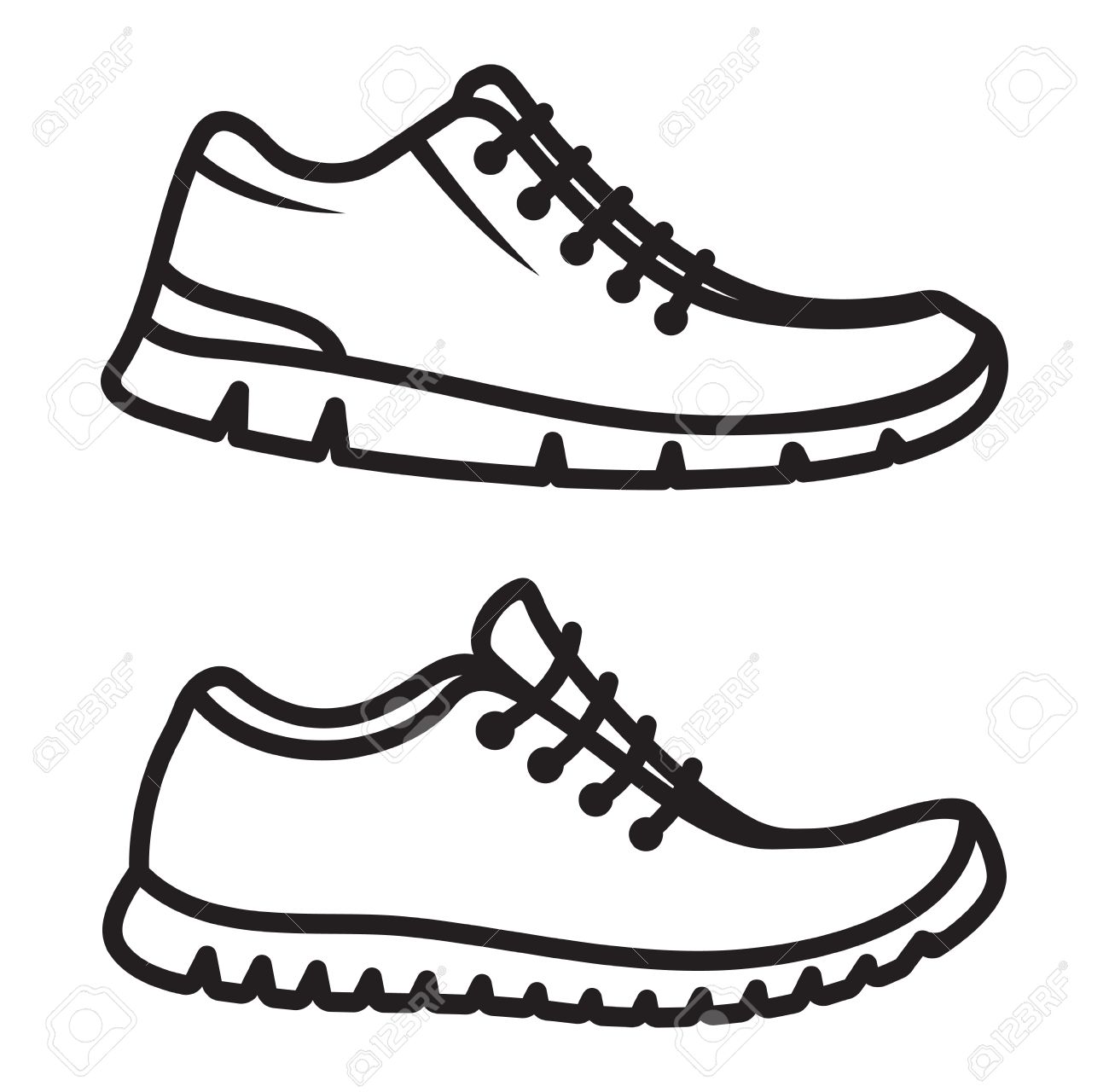 1300x1280 Running Shoes Icons Royalty Free Cliparts, Vectors, And Stock