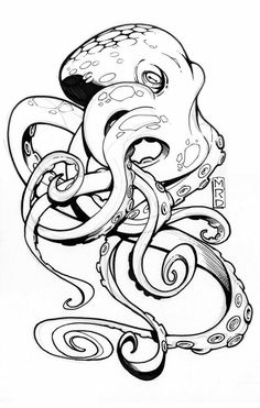 236x371 Octopus Upcoming Tattoos Side Tattoos, Tattoo