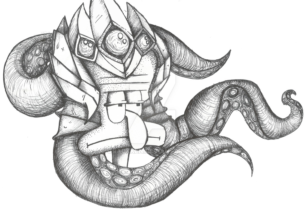 1024x718 Velkoz Tentacles By Grackken