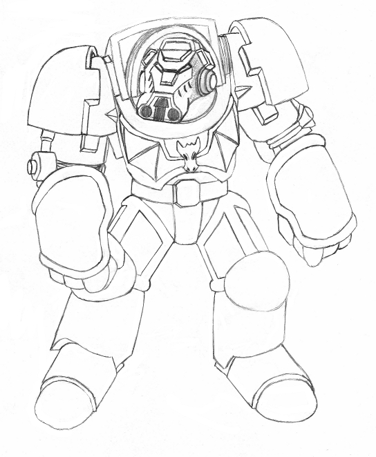 544x662 Space Marine Terminator By Shibosho