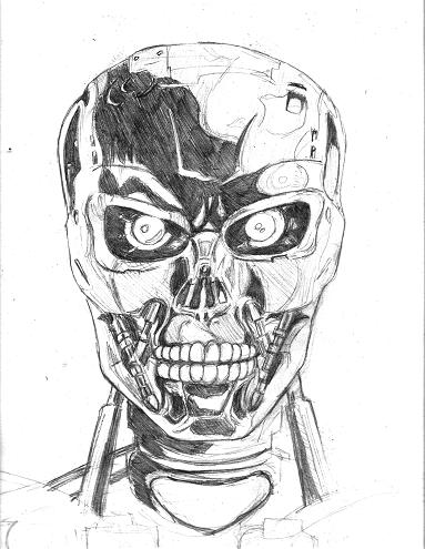 383x495 Terminator T 800 By Azazal123