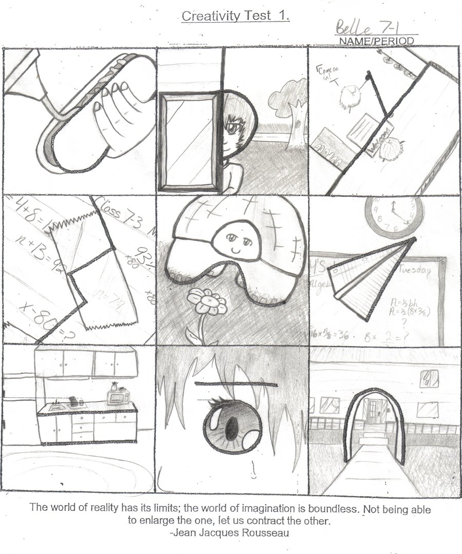 900x1079 Creativity Test Art Class By