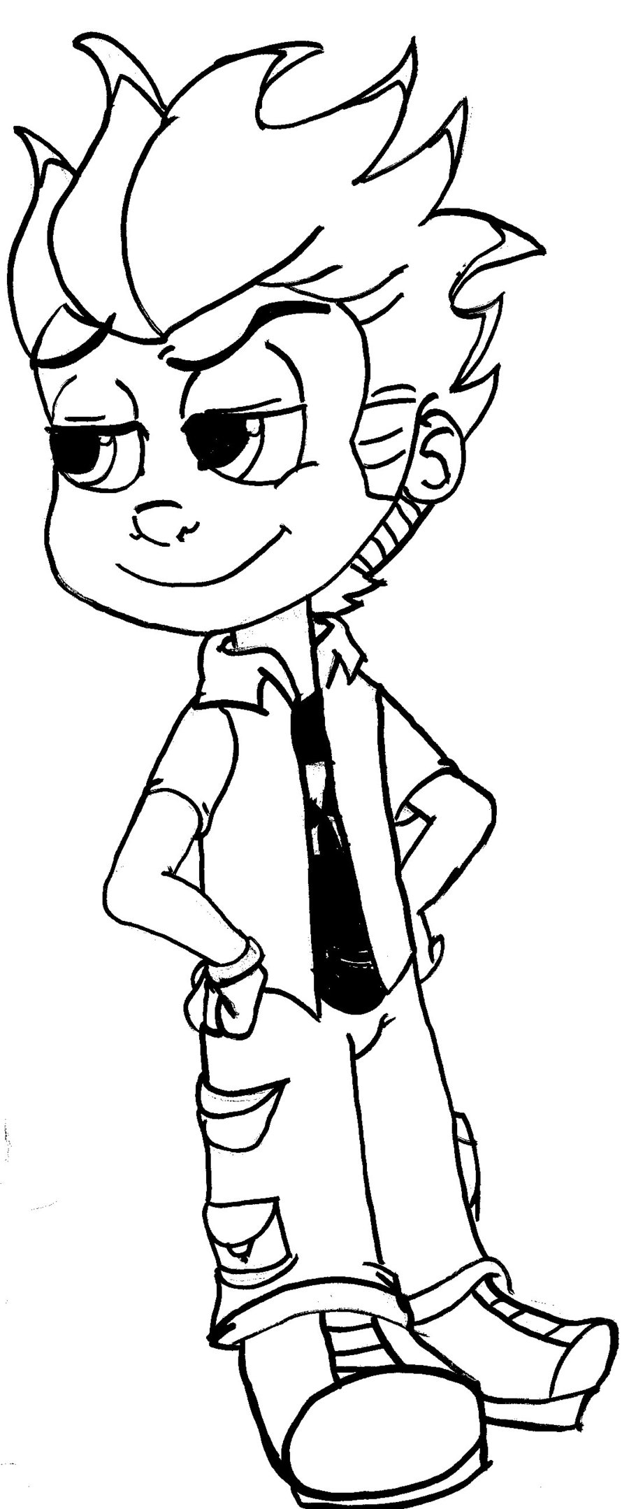 900x2158 Johnny Test Doodle By Bumbunn66
