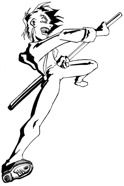 424x635 Jumping Drawing Sword Ink Test By Wataru2001