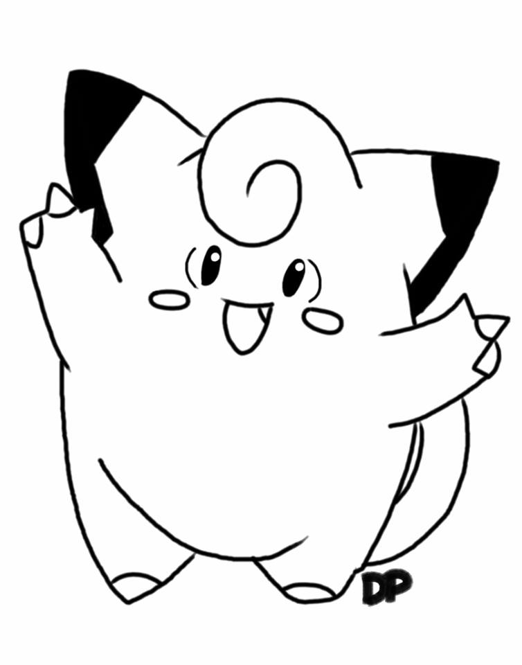 754x960 Clefairy (Test Drawing) By Doctorpikachu