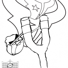 234x234 Houston Texans Logo Coloring Page