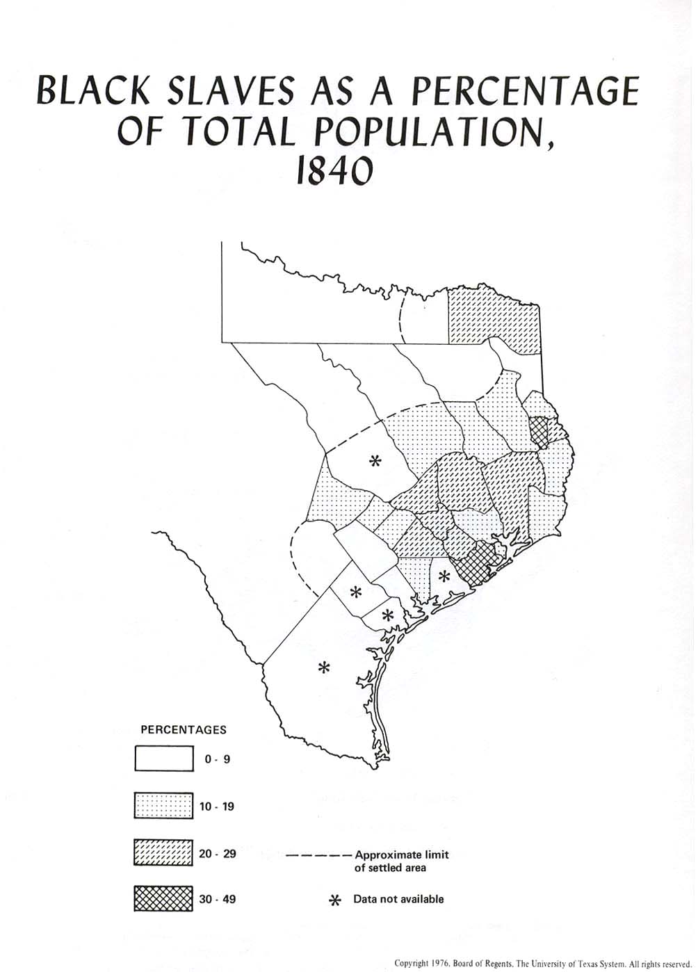 1004x1398 Slave Population In 1840 Texas Map