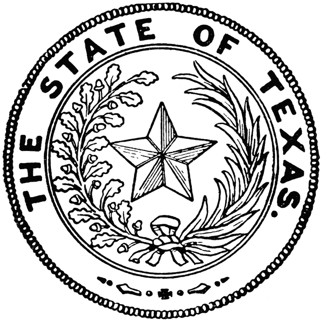 640x636 Seal Of Texas Clipart Etc