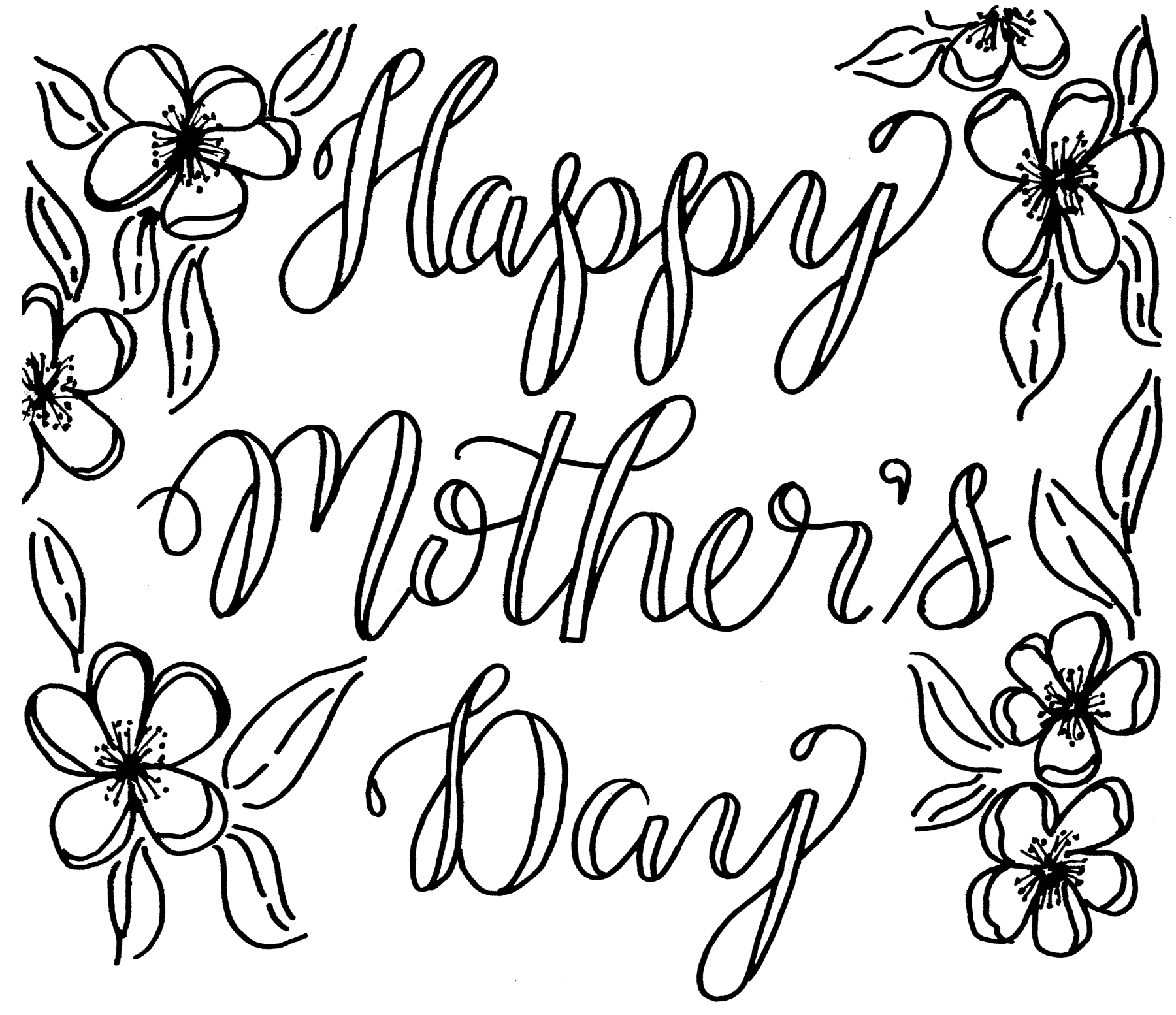 1800x1554 Easy^ Mothers Day Drawings Ideas, Pictures For Cards Mothers Day