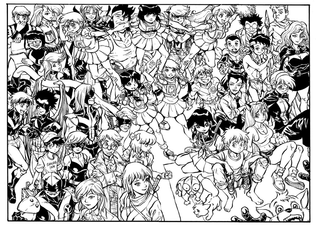 1024x729 Ninja High School Textbook 2 Cover B w By Dogsupreme