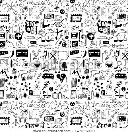 450x470 Drawn Texture Doodle