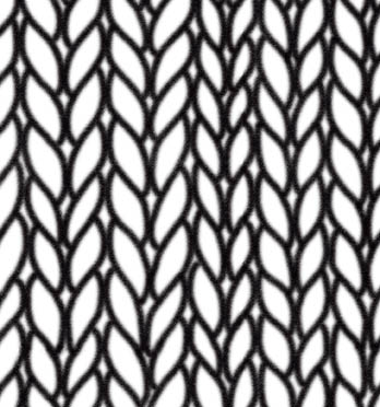 348x372 Drawing A Fine Line Drawing Knitting