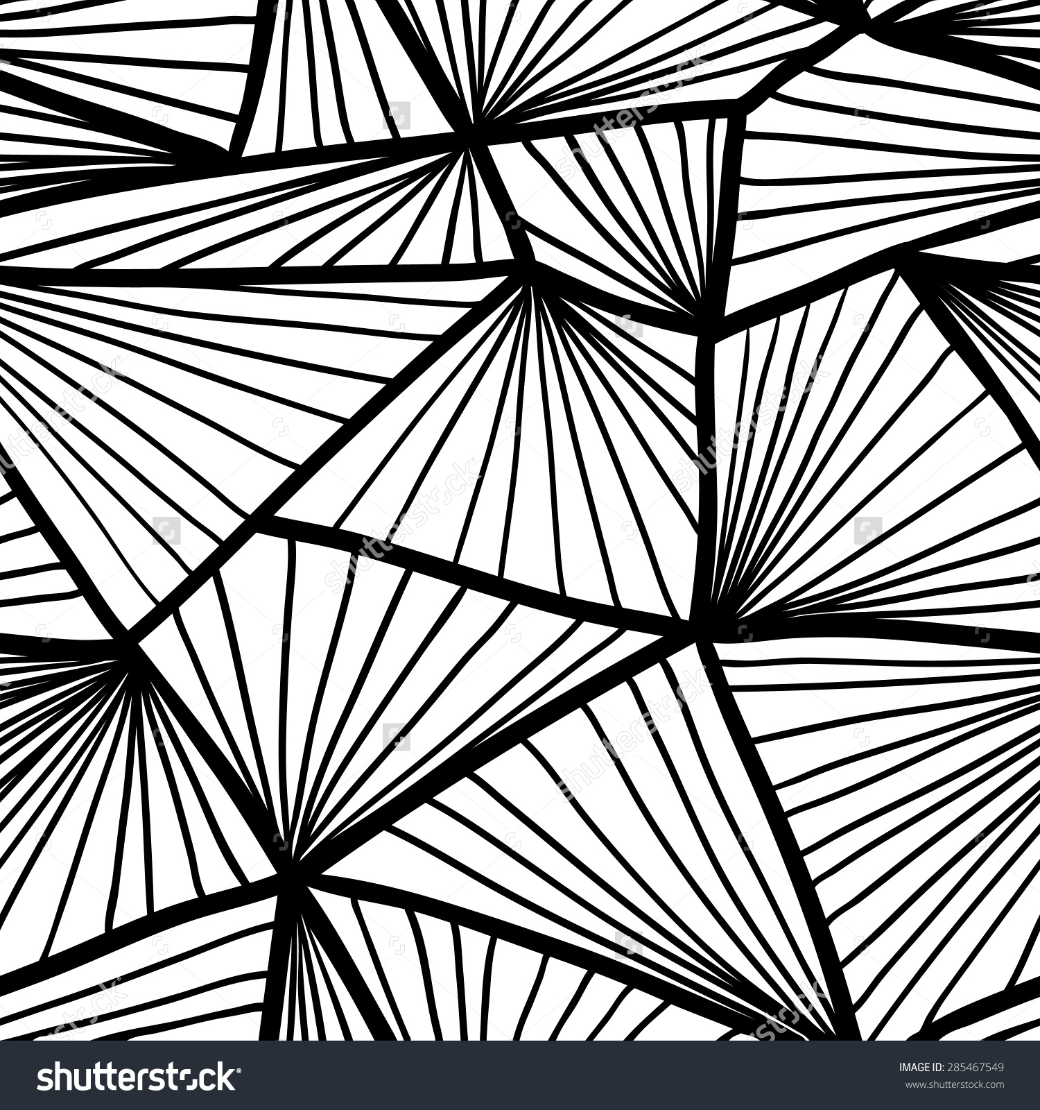 1500x1600 Seamless Pattern With Geometric Shapes, Textured Background