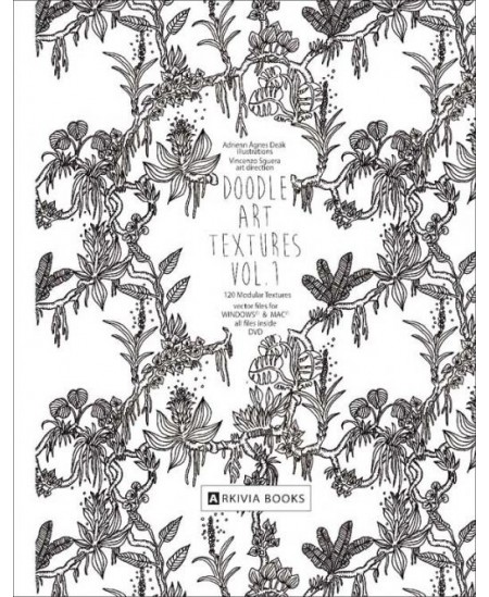 450x549 Doodle Art Textures Book Vol. 1 Incl. Dvd Buy In India