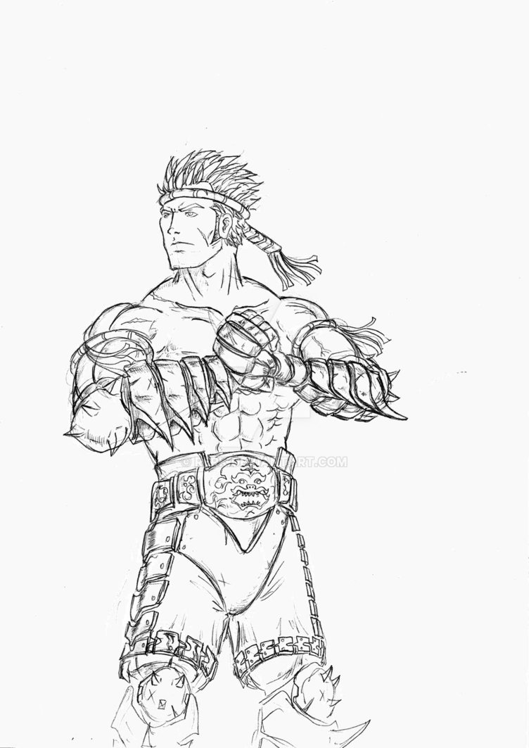 752x1063 Muay Thai Warrior By Rerk