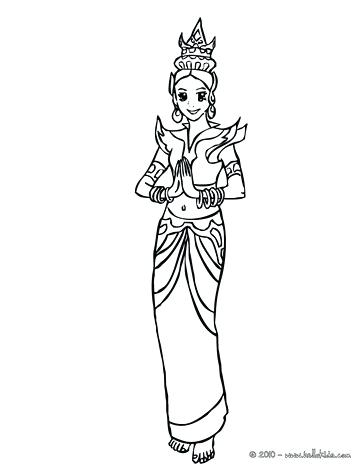 364x470 New Thailand Coloring Pages Image Princess Flag