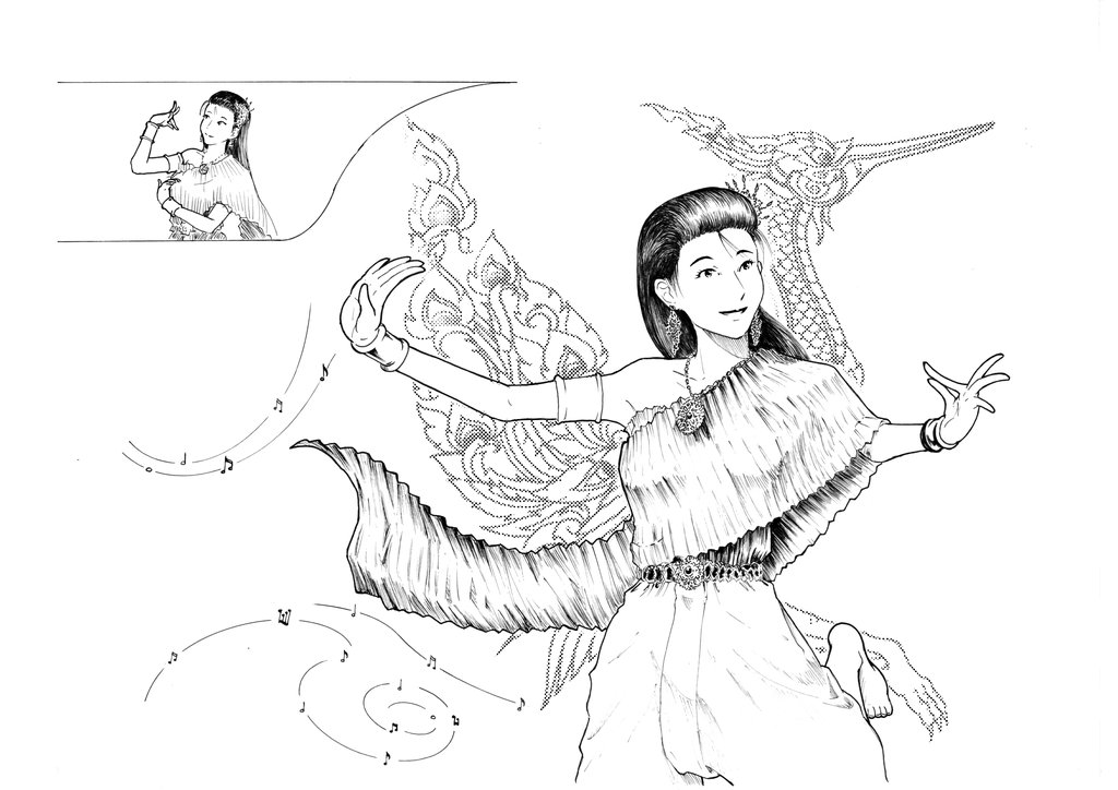 1024x724 Ra Bum (Thai Dance) By Slothyamphawa