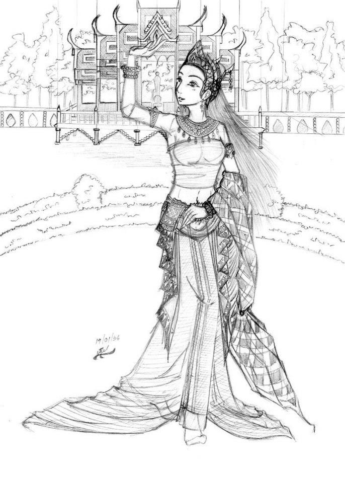 686x960 Thai Women's Dress Thailand Educational Resources