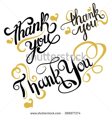 450x470 Stock Vector Thank You Thank You Card Thank You Set Thank You