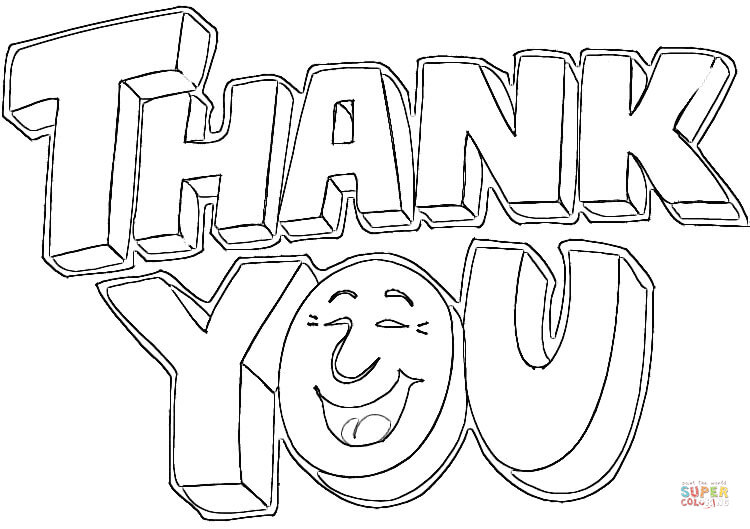 750x529 Thank You Coloring Pages