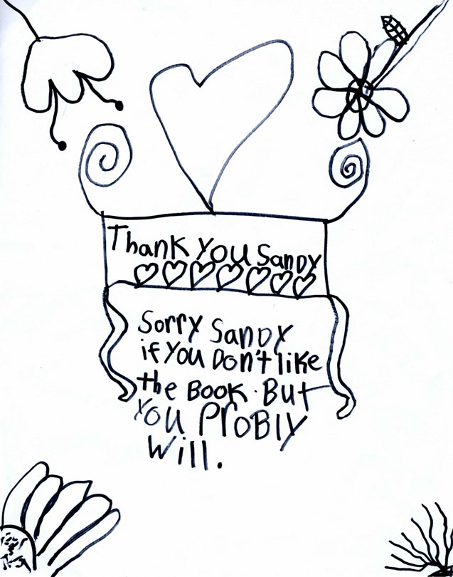 637x810 A Child's Thank You Drawings Garden Plots