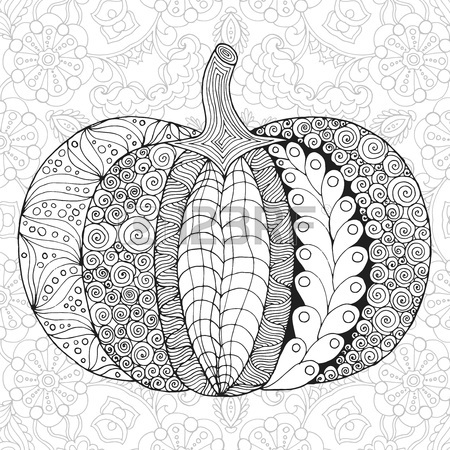 450x450 Thanksgiving Cornucopia With Vegetables. Horn Of Plenty. Black